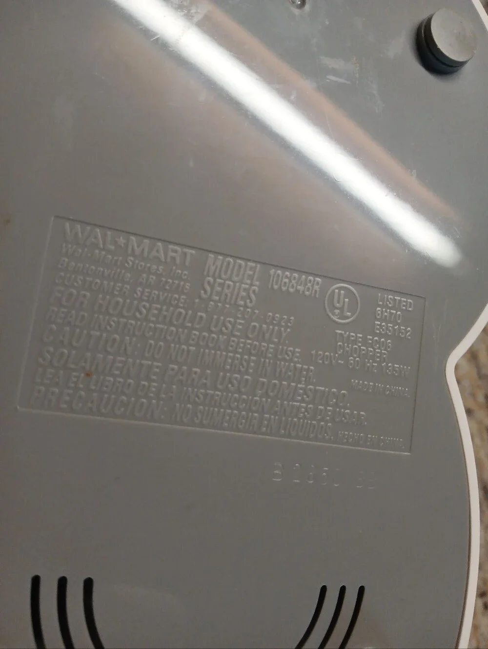 GE Deluxe Chopper 106848R